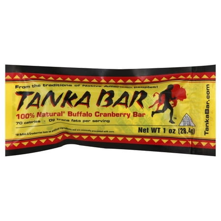 Tanka Natural Buffalo Cranberry Bar, 1 Ounce Bar