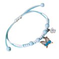 thumbnail image 2 of Pulsera de cristal de mariposa para niño (4 unidades), pulsera de mariposas con piedra de nacimiento, pulsera ajustable, 2 of 3