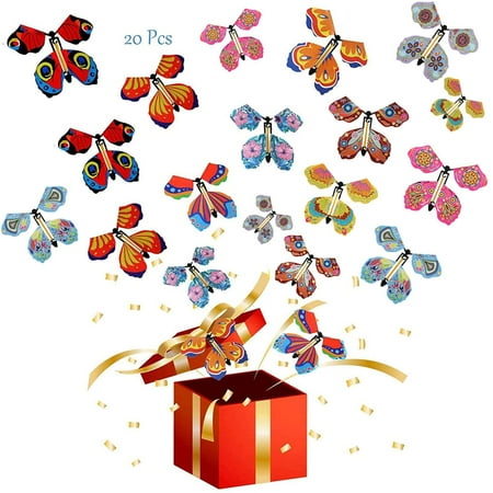 SPOKKI Magic Butterfly 20 Pcs Magic Flying Butterfly Card (D-20)