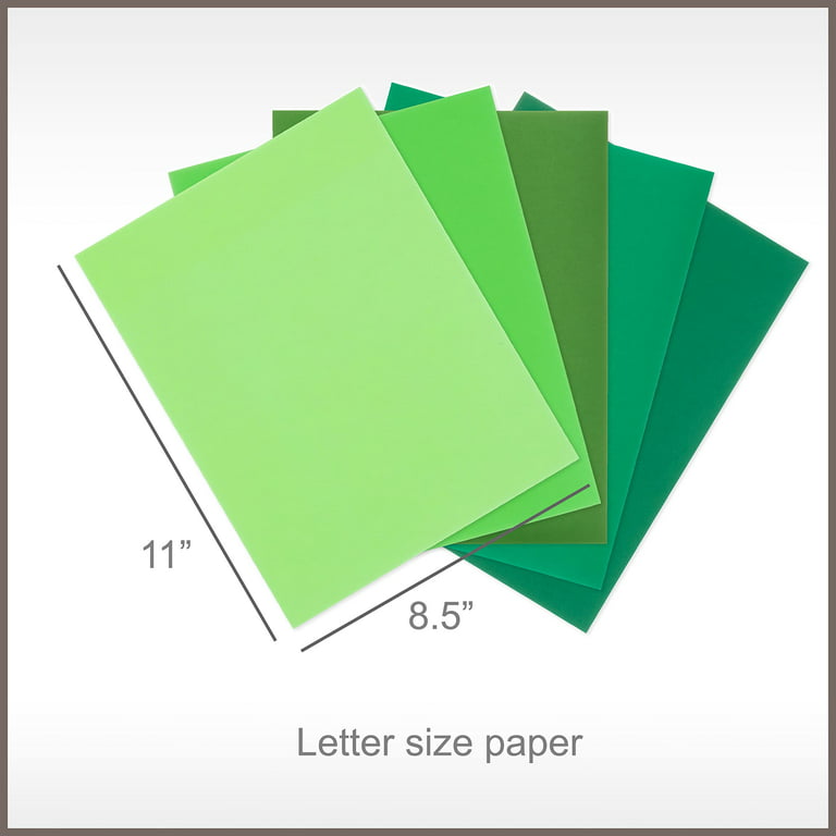 PA Paper Accents Smooth Cardstock 8.5 x 11 Lime Green, 65lb Colored  cardstock Paper for Card Making, Scrapbooking, Printing, Quilling and  Crafts, 25