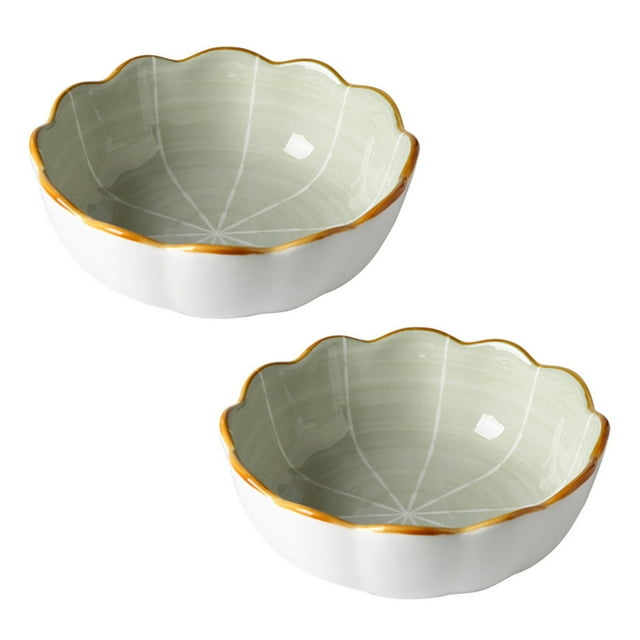 Qeeadeea Small Round Baking Dish Set Of 2, Colorful Ceramic Pie Pan, Round Pie Dish, Morandi Color Tableware-grey-15x15x5cm, 500ml