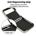 thumbnail image 6 of Allytechgroup Moto Razr 2025 Wallet Case with Cards Holder, with Shoulder Strap Premium PU Leather Protective Shockproof Hand Wrist Phone Case Cover for Motorola Moto Razr 2025, White, 6 of 6