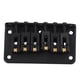 thumbnail image 3 of Accesorios para instrumentos musicales, puente de sillín rígido, 6 piezas traseras para guitarra, puente para guitarra eléctrica, características mejoradas, 3 of 12
