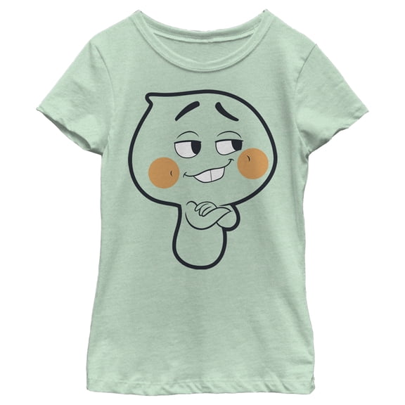 Girl's Soul 22 Toothy Smirk  Graphic Tee Mint X Small