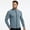 Blue, variant on Men's Color Block Stand Collar Jacket - Lightweight Breathable Running Jacket for Fall Sports
