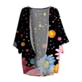 thumbnail image 6 of Women's Casual B Fashion Print Lightweight And Comfortable Beach Vacation Chiffon Cardigan Sun Cardigan plus Womens Cardigan Cardigans Women Light Weight Sweaters Duster Sweaters for Women Summer, 6 of 6