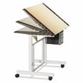 thumbnail image 4 of Studio Designs Deluxe Arts and Crafts Drawing and Drafting Table, White & Maple, 4 of 7