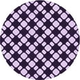 thumbnail image 1 of Ahgly Company Indoor Round Patterned Dark Purple Area Rugs, 8' Round, 1 of 6