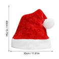 thumbnail image 3 of Festive Christmas Hat Classic Velvet Cozy Holiday Hat for Adults Unisex Thickened Design Ideal for Christmas Celebrations and Party Supplies, 3 of 4