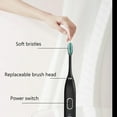 thumbnail image 4 of Camping Kitchen Electric Toothbrushes for Youngster-5 Modes with Smart Timer, Waterproof Usb Charging Rechargeable Ultrasonic Toothbrushes, 3 Replacement Brush Heads, Adults Power Toothbrush, 4 of 6
