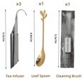 thumbnail image 4 of 3PCS Stainless Steel Tea Infuser Set for Loose Leaf Tea, 4 of 5