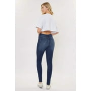 Kancan - Womens High Rise Curvy Button Fly Super Skinny Jeans - KC7114