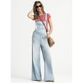 thumbnail image 4 of Jessica Simpson Women's Wide Leg Overalls, 32.5" Inseam, Sizes XS-XL, 4 of 5