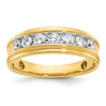thumbnail image 1 of Diamond2Deal 14K Yellow Gold Men's 7/8 cttw Lab Grown Diamond Ring Size 10, 1 of 6