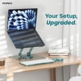 thumbnail image 3 of Incipio Translucent Slim Wireless Keyboard and Mouse Combo, 2.4 Ghz Wireless, Multimedia Controls, Compact Layout-Turquoise, 3 of 15