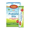 Carlson - Kid's Probiotic Stix, Melt-in-your-Mouth, 10 Billion CFU, Lactobacillus & Bifidobacteria, Cherry, 15 Single-Serving Packets