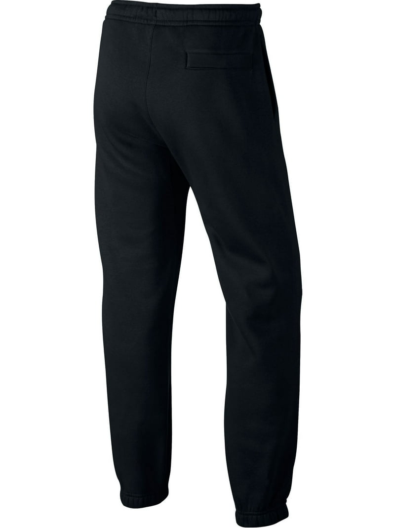 Nike Men's Sportswear Club Fleece Jogger Pants, Black and White