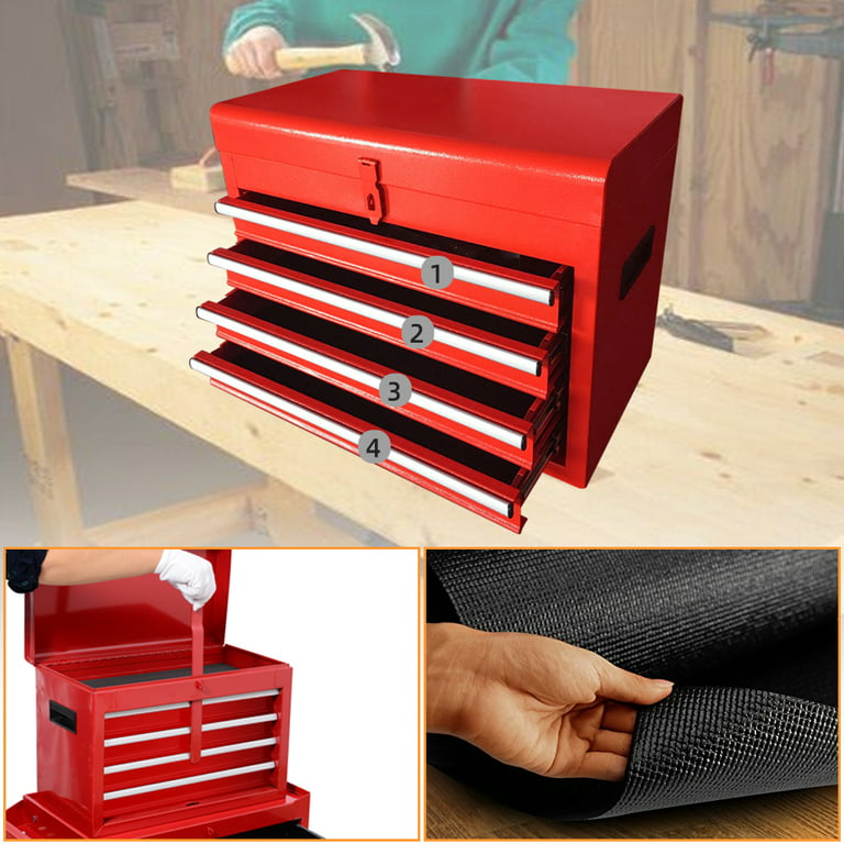High Capacity 5-Drawer Rolling Tool Chest Portable Tool Box