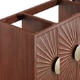 thumbnail image 6 of Modway Daylight 48" Solid Mango Wood Bathroom Vanity Cabinet in Walnut, 6 of 7