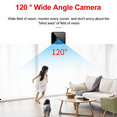 thumbnail image 2 of 1080P WD9-A Wireless Remote Monitor Camera, WiFi, Mini Cam, Micro-Cam, Tiny IP, Indoor Video Recorder,1 x Wireless WIFI Camera 1 x Charging Cable,Black, 2 of 8