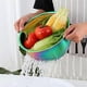 thumbnail image 4 of Rice Washing Bowl Stainless Steel Versatile 3-In-1 Colander and Kitchen Strainer with Side Drainers for Rice Vegetables, 4 of 5