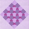 thumbnail image 1 of Ahgly Company Indoor Square Patterned Tyrian Purple Area Rugs, 7' Square, 1 of 6