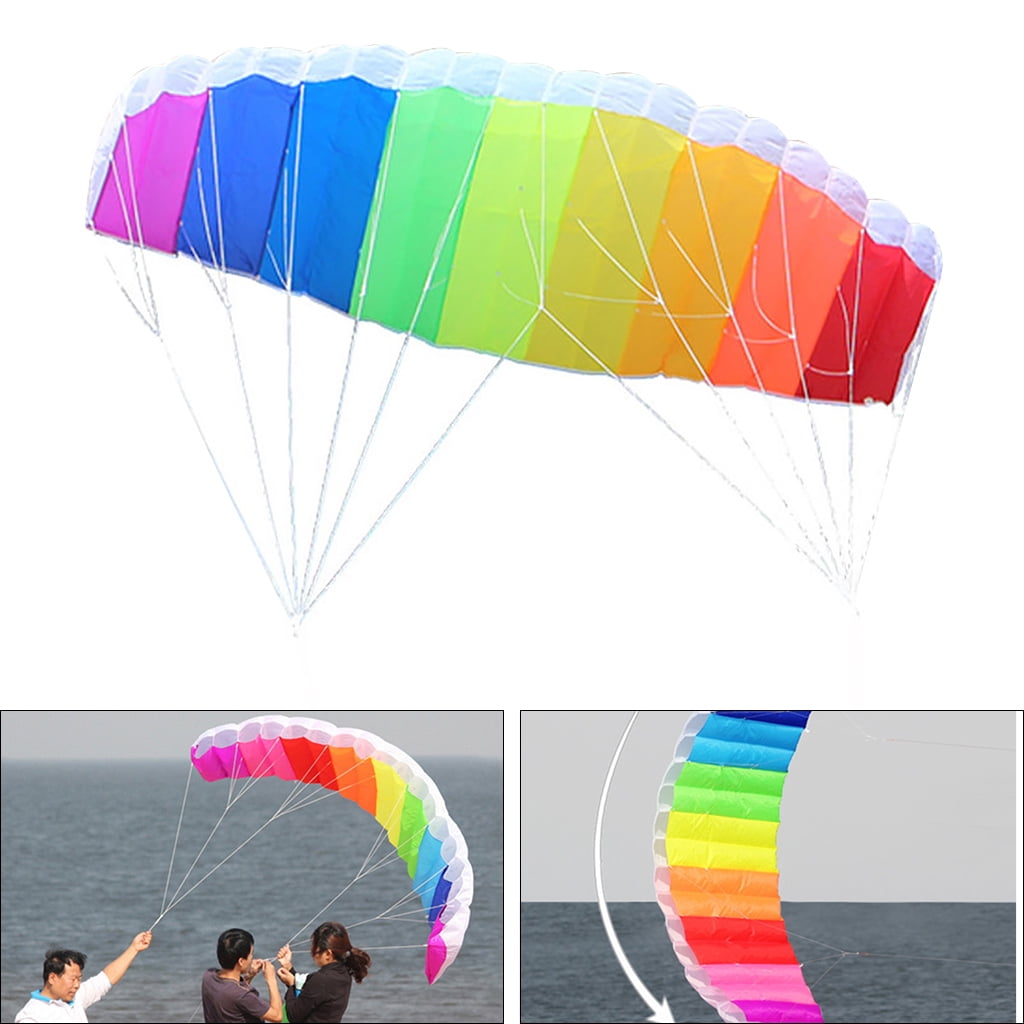 Inflatable Durable Surfing Parafoil Parachute - 2.7m