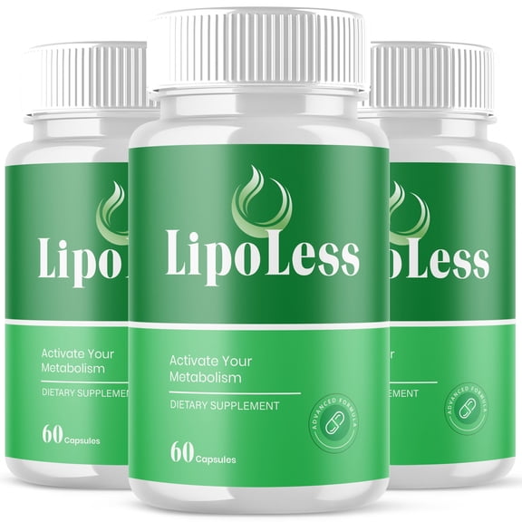 LipoLess Advanced Formula Pills Supporting Energy and Healthy Lifestyle Lipo Less 180 Capsules