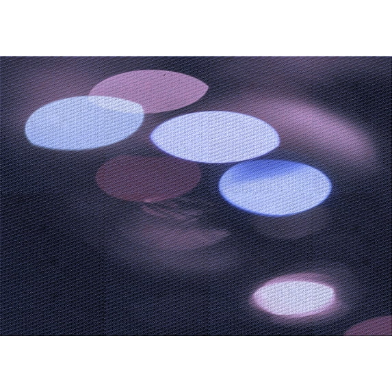 Ahgly Company Machine Washable Indoor Rectangle Transitional Periwinkle Purple Area Rugs, 3' x 5'