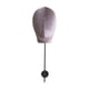 thumbnail image 1 of Cabeza de maniquí para peluca, modelo de cabeza de maniquí, soporte de pared resistente para decoración del hogar, soporte para pelucas, sombrero Gris, 1 of 9