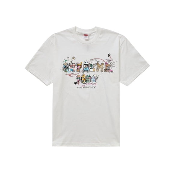 Supreme Men's Varsity Tee White, from StockX