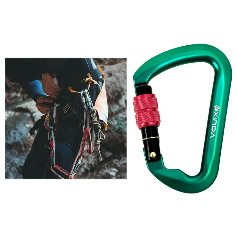 30kn Twist Locking Carabiner for Rock Climbing Rappelling Equipment Outdoor  Rock Climbing Carabiner - China Carabiner, Hook