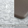 thumbnail image 4 of Kitchen Rugs Non Slip, Cushioned Kitchen Floor Mats Set of 2, Grey Anti-Fatigue Kitchen Mat Waterproof, Ergonomic Memory Foam Standing Mat for Bar, Office, Desk, Laundry, 4 of 6