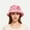 Pink, variant on Women's Ponytail Safari Sun Hat,Wide Brim Uv Protection Outdoor Bucket Hat,Foldable Beach Summer Fishing Hat Bucket Hats