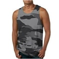 thumbnail image 2 of VBTAPA Mens Summer Beach Tank Top Camouflage Print Sleeveless Cotton T Shirts Muscle Tee Vacation Shirts Multicolor#23 L, 2 of 5