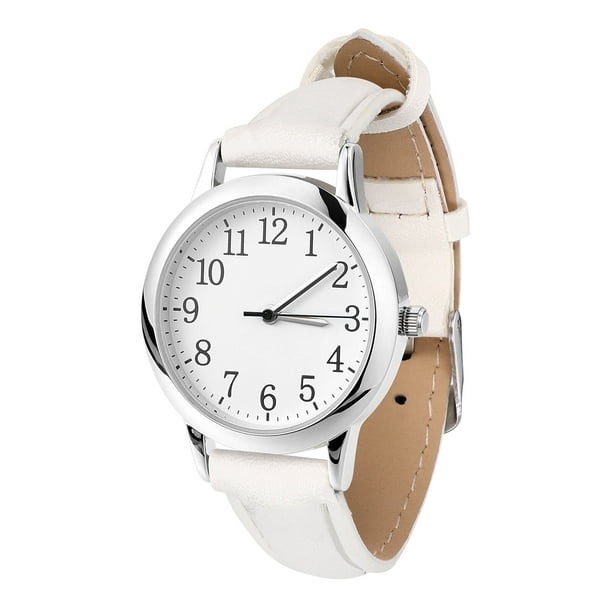 BRIGHTFUFU 1 pieza de agua a prueba de agua Reloj de pulsera de moda Simple Reloj de pulsera casual para mujeres niñas