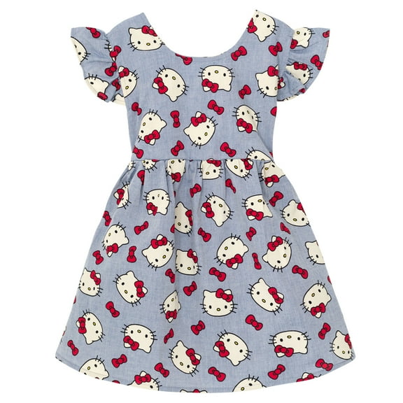 Hello Kitty Chambray Dress Toddler to Big Kid