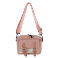 thumbnail image 2 of Bolsa Lindo bolso bandolera pequeño para mujer Hit Color Zip Casual Shoulder Bag (rosa) Ehuebsd Nuevos Originales, 2 of 9