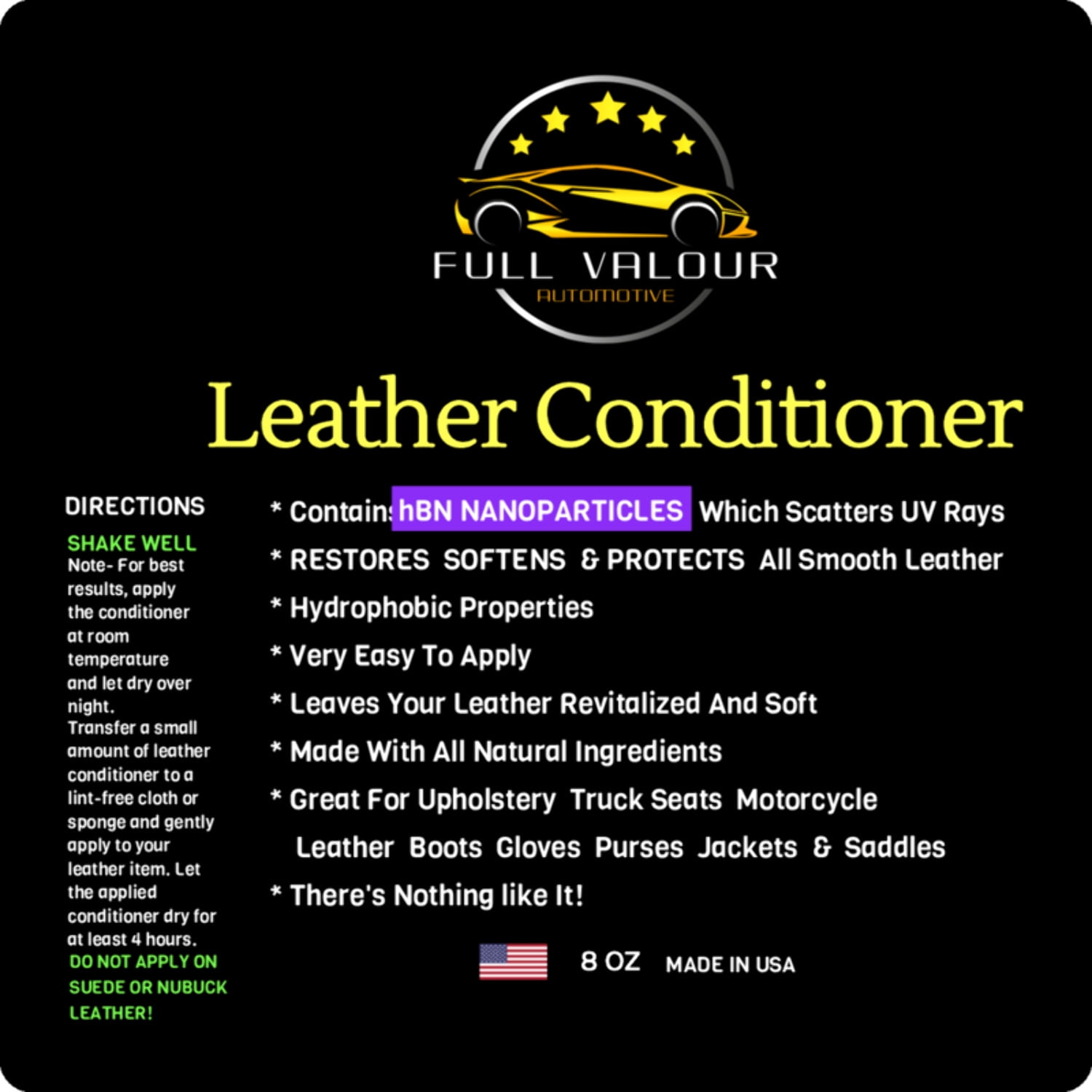Leather conditioner