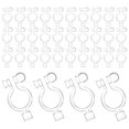 thumbnail image 1 of unbranded 50Ud Clips Transparentes Para Aretes De Resina Para Y Accesorios Personalizados, 1 of 8