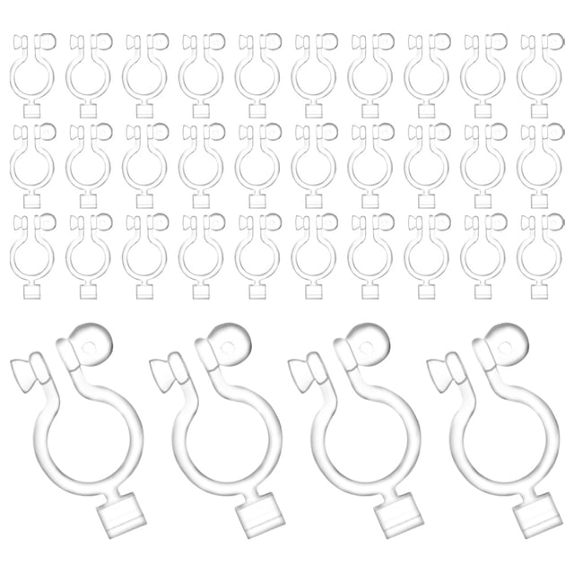 unbranded 50Ud Clips Transparentes Para Aretes De Resina Para Y Accesorios Personalizados