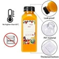 thumbnail image 2 of 40 de Jugo de Plástico Vacías de 12 Oz con Tapas, de Agua Reutilizables, Recipientes Transparentes con Tapas Negras una Prueba de Manipulaciones, 2 of 5
