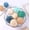 Blue, variant on Nine 3.5-inch fall decorative balls, rattan balls, spherical bowls, and vase fillers for home parties, weddings, and display decorations.
