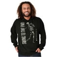thumbnail image 4 of Funny Swing to the End Skeleton Golf Hoodie Hooded Sweatshirt Men Brisco Brands S, 4 of 6