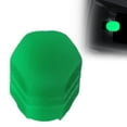 thumbnail image 1 of Plastic Fluorescent Car Tire Cap, Car Safety, Easy To Install No Tool Required, Durable & Weather-Resistant, Car Accessories for Night Driving, Perfect for Vehicle Cars Trucks Moto Tires (Green), 1 of 9