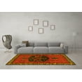 thumbnail image 3 of Ahgly Company Indoor Rectangle Persian Yellow Traditional Area Rugs, 2' x 4', 3 of 4