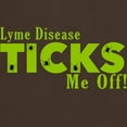 thumbnail image 3 of CafePress - Lyme Disease Ticks Me Off! Dark T Shirt - Men's Classic Graphic Cotton T-Shirt, 3 of 4
