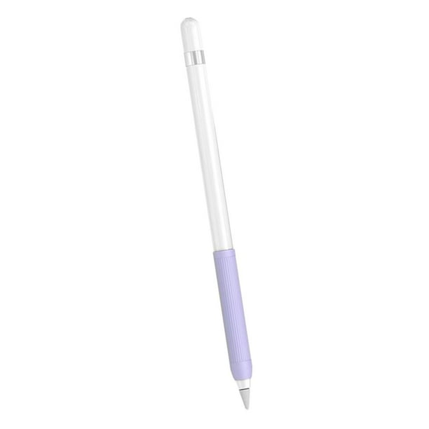 Funda protectora con soporte de agarre de silicona Accesorios para estuche Compatible con Pencil 1st / 2nd Generation púrpura jinwen Estuche de manga con soporte para puños