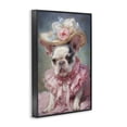 thumbnail image 3 of Stupell Industries Frenchie in Pink Dress Black Framed Giclee Art design by Wumples, 24 x 16, 3 of 8