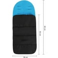 thumbnail image 6 of Casewin Footmuff,Baby Universal Footmuff Sleeping Bag with Adjustable Side Zips and Waterproof/Windproof Toddler Footmuff,Warm Cuddly Weather Resistant Baby Stroller Footmuff Fits Most Pushchair, 6 of 8